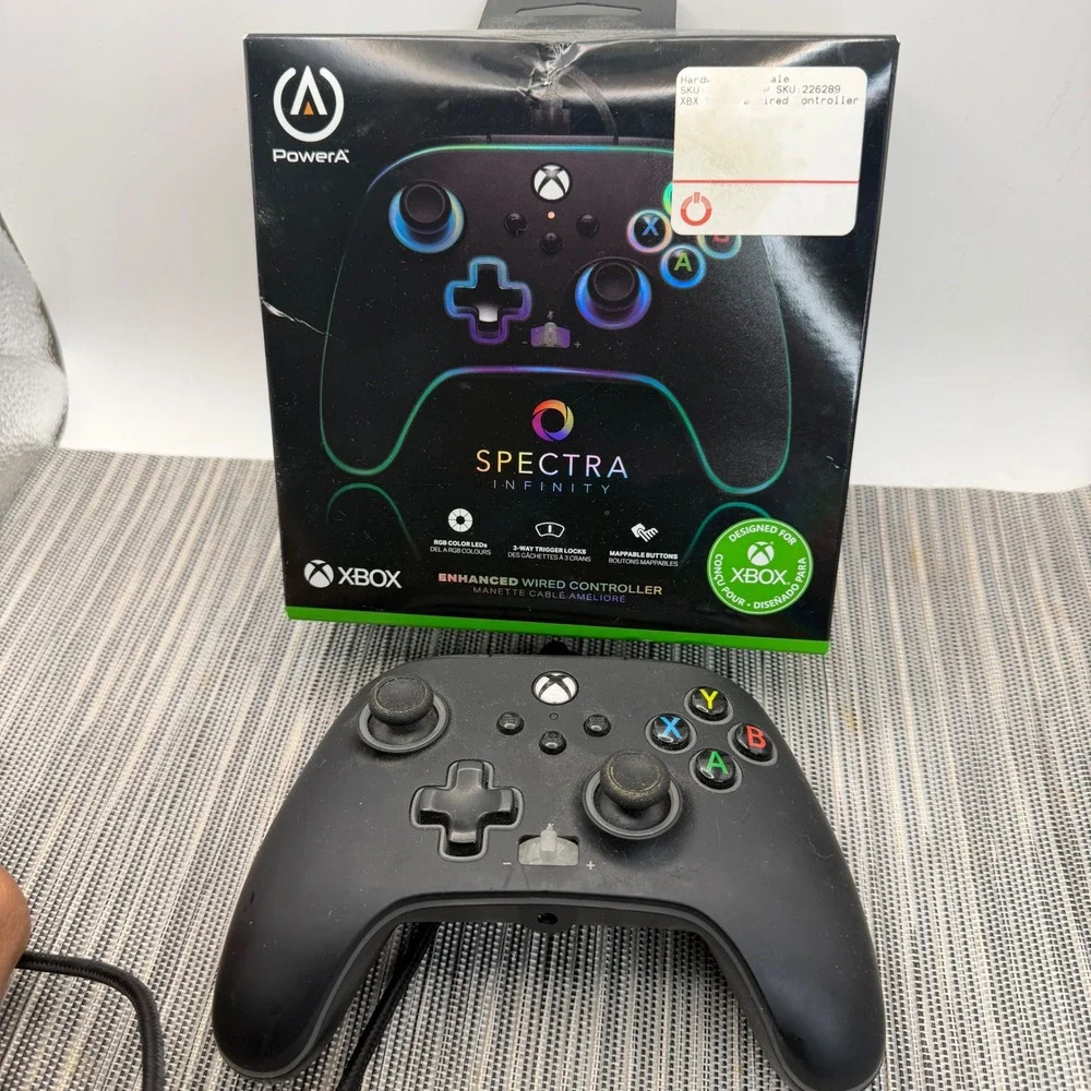 PowerA Spectra Infinity Enhanced Wired Controller Xbox Series X S One PC Black
